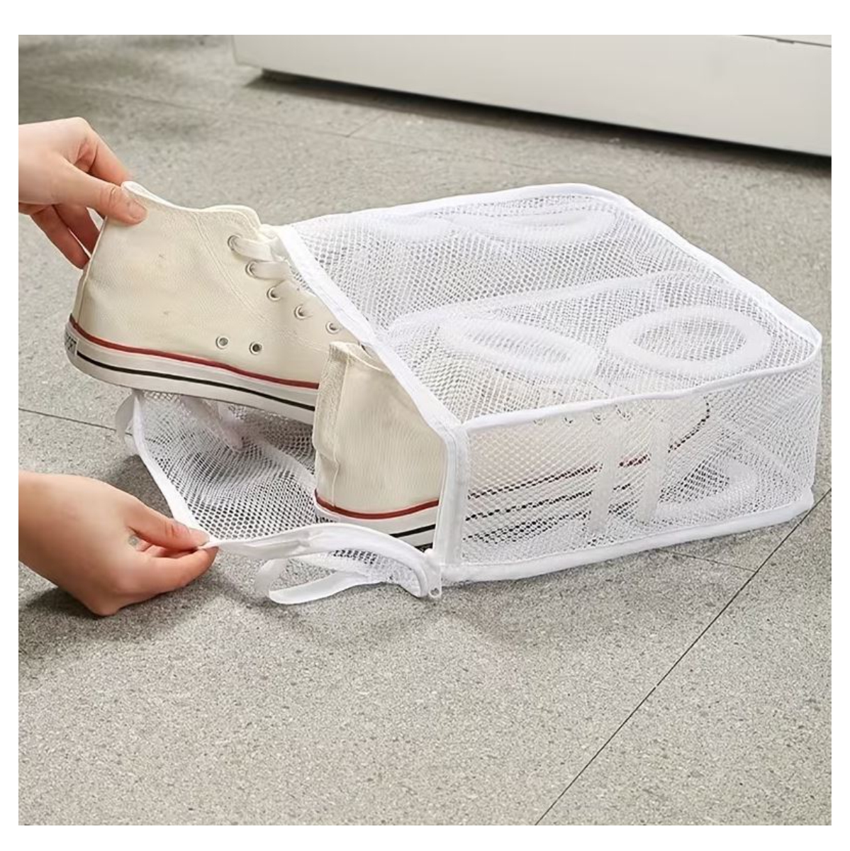 Bolsa de lavado de zapato Malla